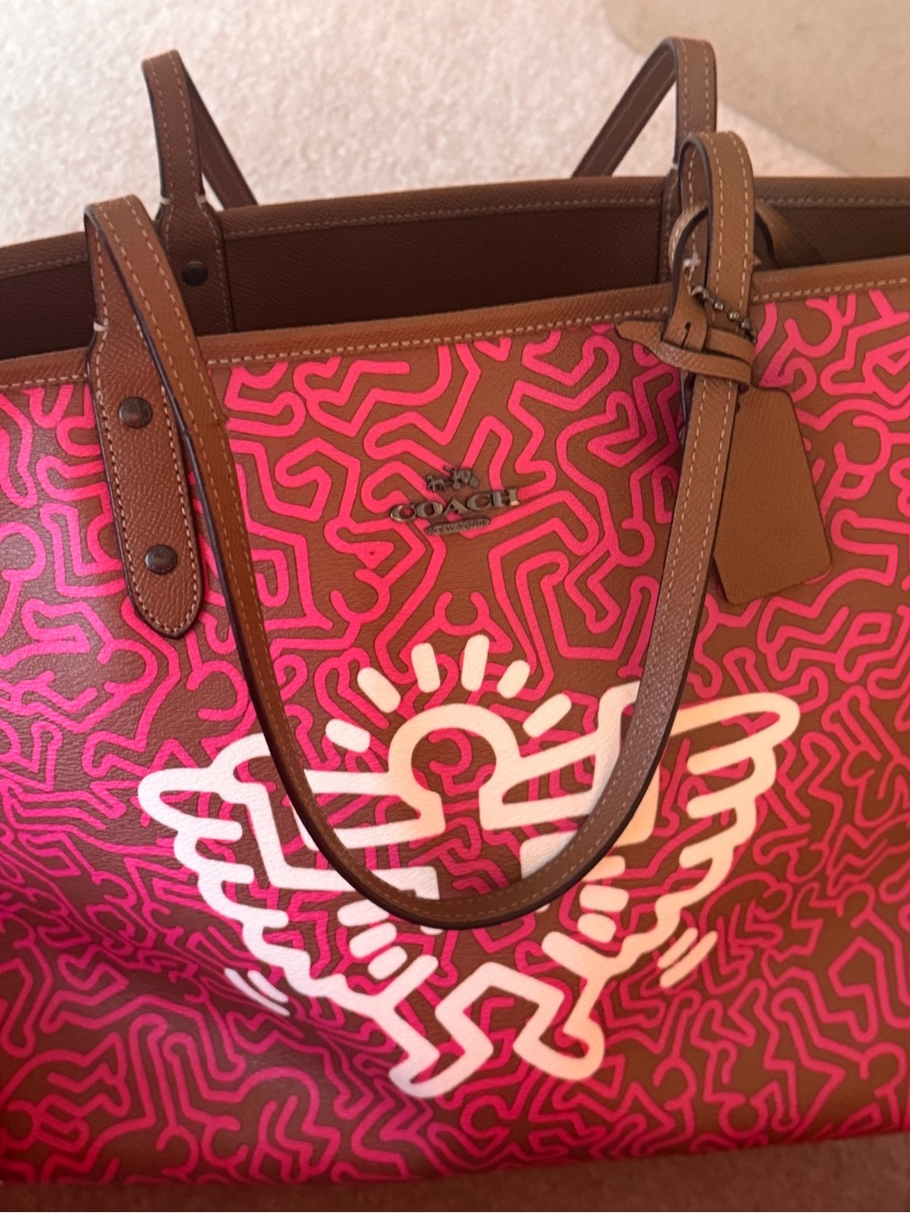 Coach Tote Bag with Organizer